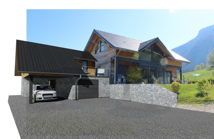 Projet Extension a Trevignin APRES (chantier 2018)